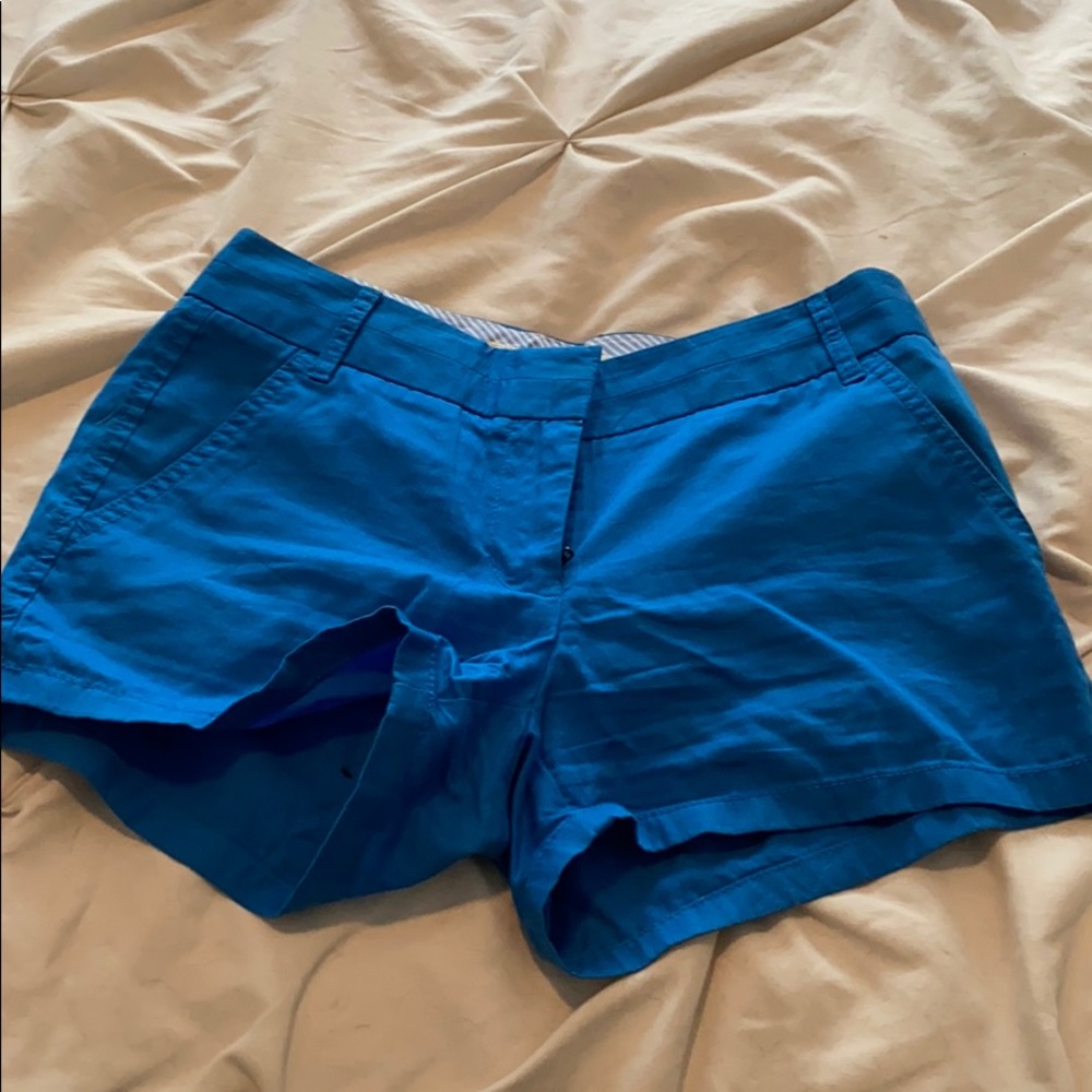 J. Crew chino blue shorts